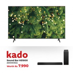 Hisense 58A6N 58" 4K Smart Led TV & Free Hisense HS 2100 Sound bar