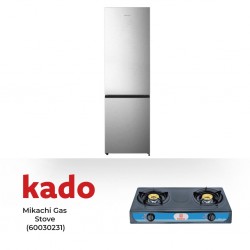 Hisense RB329N4ACE Refrigerator & Free Mikachi GH-SR2101/MSND2250 Gas Stove
