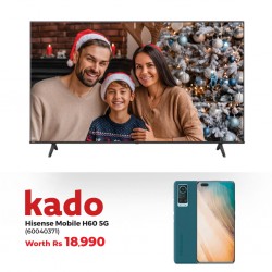 Hisense 75A6N 75" 4K Smart Led TV & Free Hisense Smart Phone H60 5G