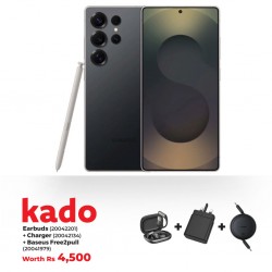 Samsung Galaxy S25 Ultra Titanium Black 512GB & FREE B15 EARBUDS & CHARGER & Baseus Pull 60w 1m Charging Cable