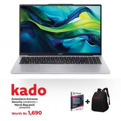 Acer Aspire Lite 16 AL16-52P-59PP (Light Silver) AL16-52P-510H & Free ZoneAlarm Extreme Security + Myros Backpack / Carry Case