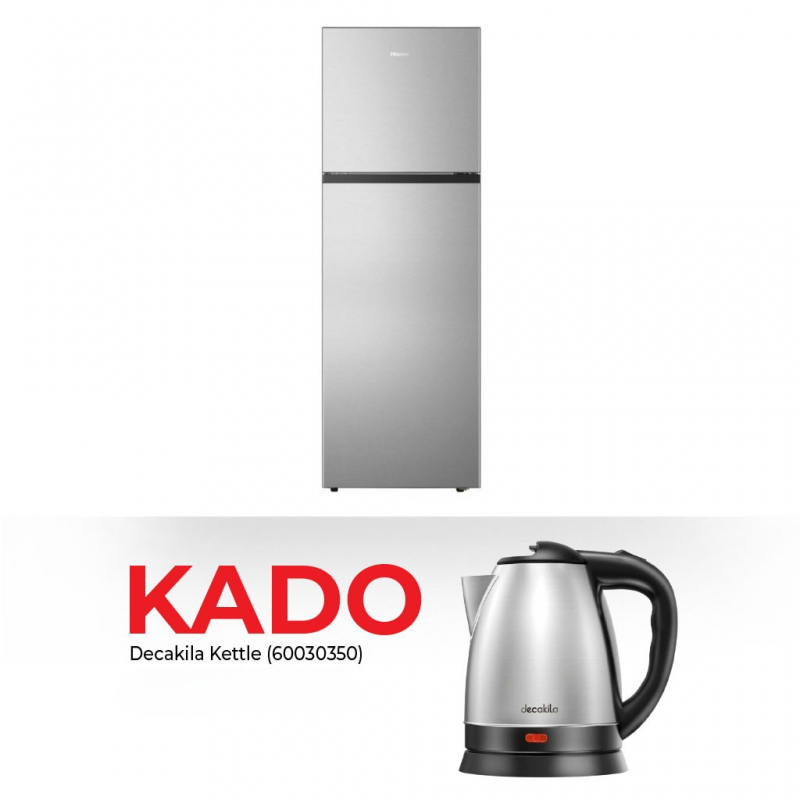 Hisense RT3N250NACE Refrigerator & Free Decakila KEKT031M Stainless Steel Kettle