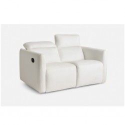 Laura 2 Str Manual Motion Fabric White