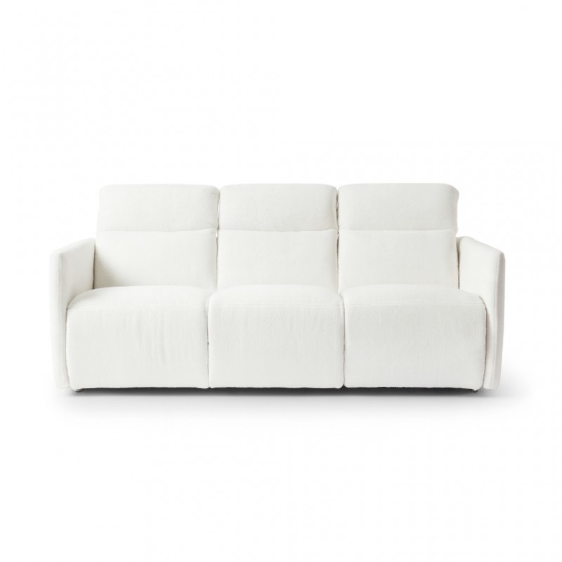 Laura 3 Str Manual Motion Fabric White