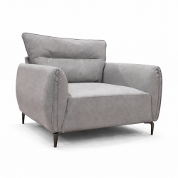 Taglia 3+2+1 Str Fabric Grey Leather Gel