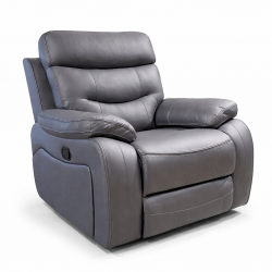 Burlington 1 Seater Fabric Dark Grey