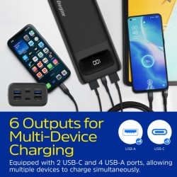 ENERGIZER UE30063PQ 30,000mAh POWERBANK BLACK