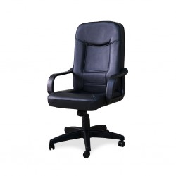 Vetro High Back Office Chair Executive Semi Leather  Model Saphire