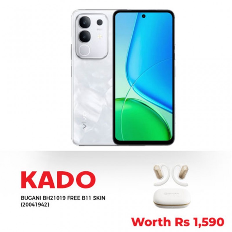 Vivo Y29 White 8GB+8GB Extended RAM/256GB ROM & Free BUGANI BH21019 FREE B11 SKIN