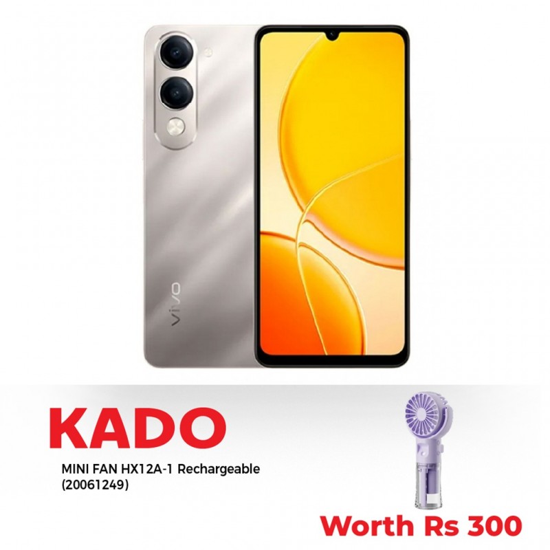VIVO Y04 256GB TITANIUM GOLD & Free MINI FAN HX12A-1 Rechargeable