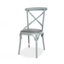 Flavia Chair Grey Colour Seat
