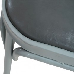 Flavia Chair Grey Colour Seat