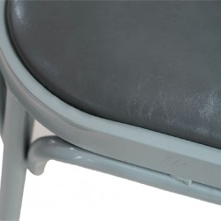 Flavia Chair Grey Colour Seat