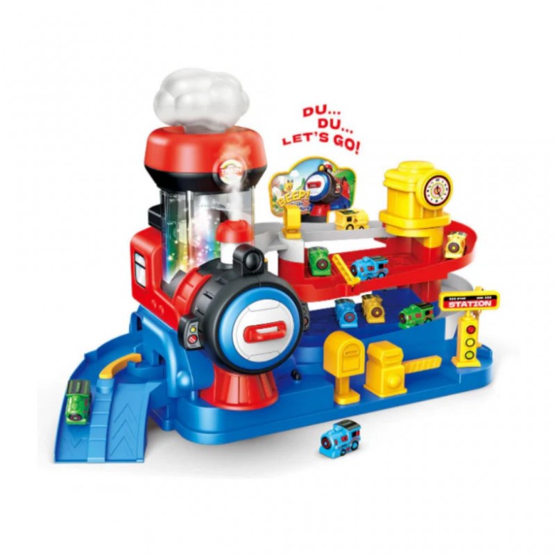 Masen Spray Electric Rail Train Parking Building JP588-87