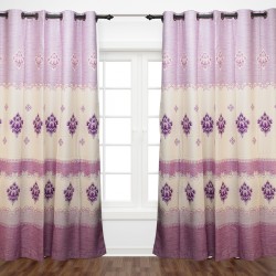 Lavender Curtain 200x255cm Linen 276 HUO-29