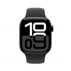 Apple Watch Series 10 GPS 42mm Jet Black Aluminium Case with Black Sport Band S/M