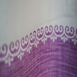 Lavender Curtain 200x255cm Linen 276 HUO-29