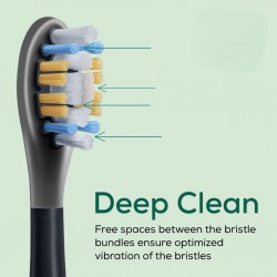 Beurer Plaque Eraser Electric Sonic Toothbrush Head x 4 BR163PE "O"