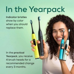 Beurer Plaque Eraser Electric Sonic Toothbrush Head x 4 BR163PE "O"