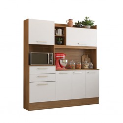 Select Kitchen Cabinet 6 Doors And 2 Drawers Almond /White