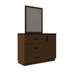 Pera Dressing Table With Mirror Amber Itauba/B.P Reali