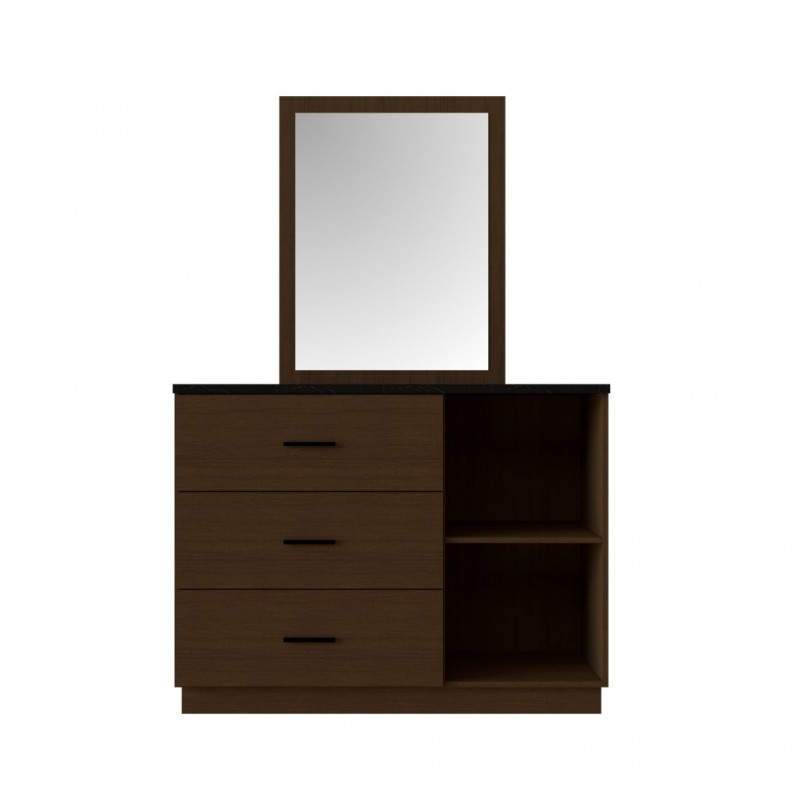 Pera Dressing Table With Mirror Amber Itauba/B.P Reali