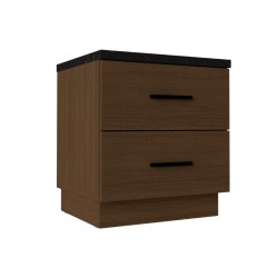 Pera Night Table With 2 Drawers Amber Itauba/B.P Reali