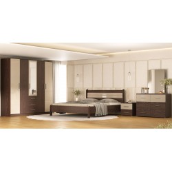 Wynwood Bedroom Set 180x200 cm Carvalho Wenge