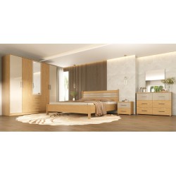 Wynwood Bedroom Set 180x200 cm Carvalho Mel