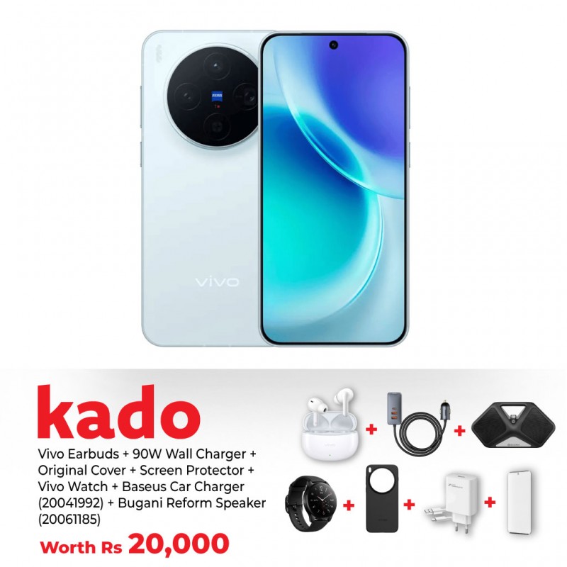 VIVO X300 5G 16GB+512GB BLUE & Free Vivo Earbuds+Speaker+Baseus Charger+Vivo Watch+90W Charger+Cover+Screen Protector