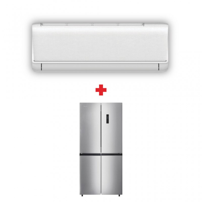 Ocean MDOKO 480 NF D X 3 Refrigerator & Ocean ACSOIHY12MX4A++ Air Conditioner