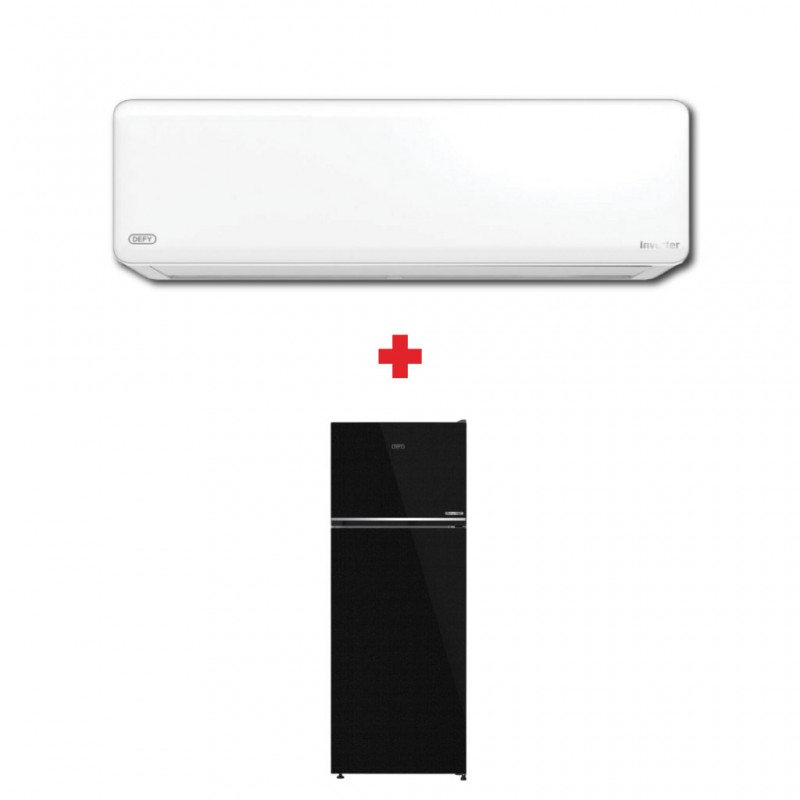 Defy DAD453GB Refrigerator & Defy DA120IN-R32 / DA121IN-R32 Air Conditioner