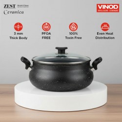 Vinod IZCH38 Zest Ceramica 3.8L Handi With Lid Induction Friendly