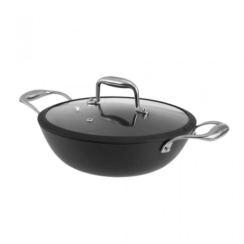 Vinod FCIK26  26cm - 2.5L Ferona Cast Iron Kadai