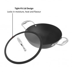 Vinod FCIK26  26cm - 2.5L Ferona Cast Iron Kadai