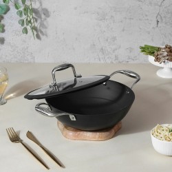 Vinod FCIK26  26cm - 2.5L Ferona Cast Iron Kadai