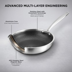 Vinod PXF24 Platinum Triply SAS Pro 24cm Frypan