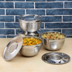 Kraft PBWC4 4pcs Serving Bowl Set With S/SLid