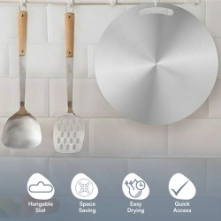 Kraft KCB305 30.5 cm Stainless Steel Circular Chopping Board