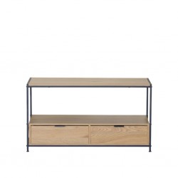 Flood TV Cabinet With Drawers In Melamine Oak