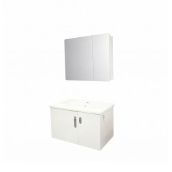 Lavender Bathroom Cabinet With Mirror DE01-80L