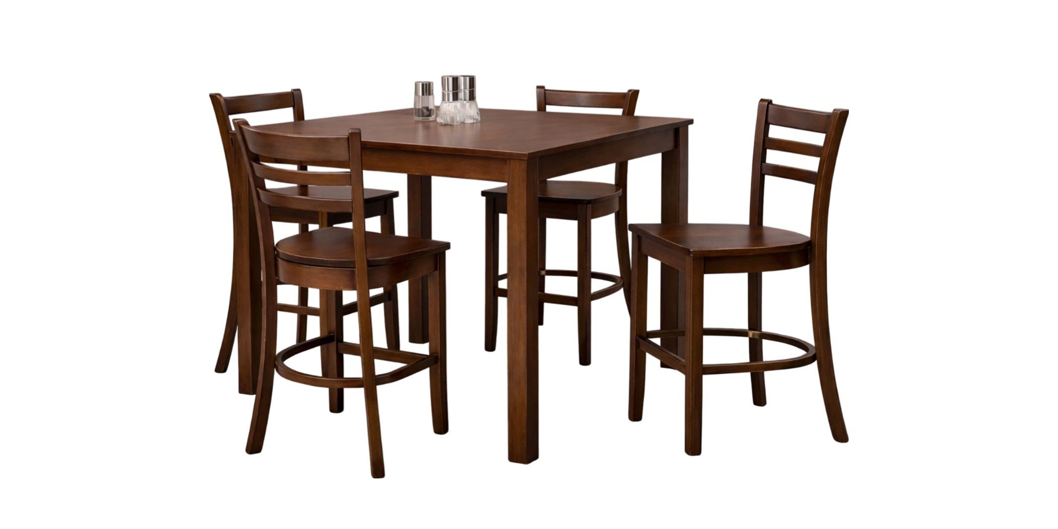 Lydon Table & 4 Chairs Walnut