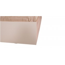 Finnley Bed 180x200 cm Aurous & Ivory In Particle Board