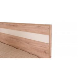 Finnley Bed 180x200 cm Aurous & Ivory In Particle Board