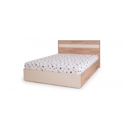 Finnley Bed 180x200 cm Aurous & Ivory In Particle Board