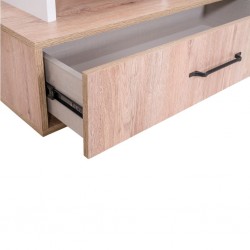 Valencia TV Cabinet Aurous & White