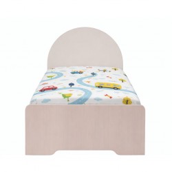 Nexus Bed 107x190cm Ash Beige & Ivory