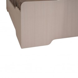 Nexus Bed 107x190cm Ash Beige & Ivory