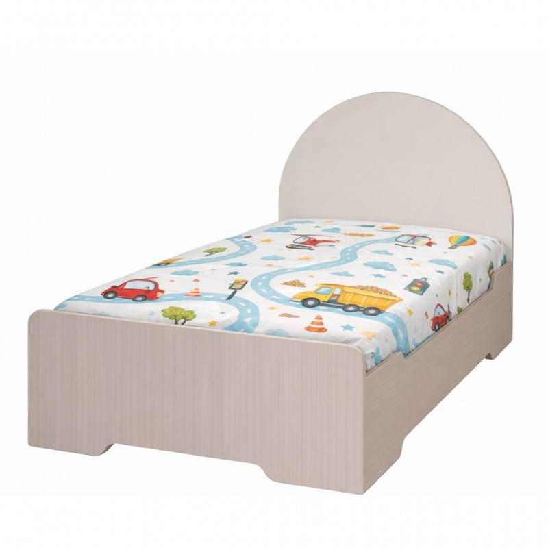 Nexus Bed 107x190cm Ash Beige & Ivory