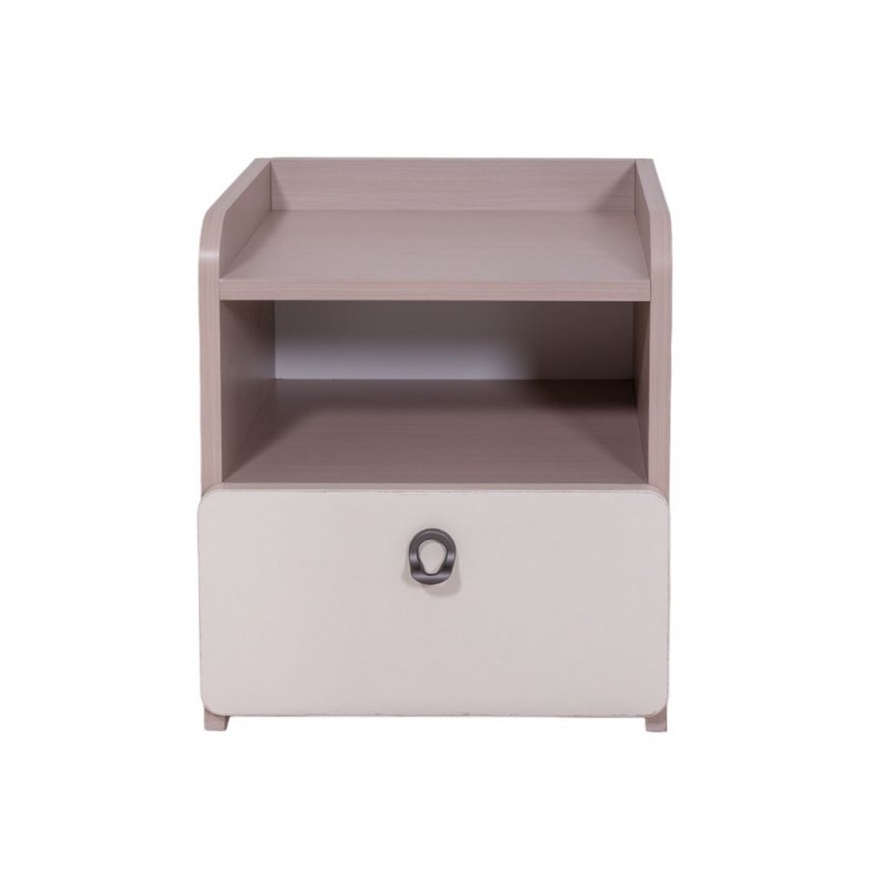 Nexus Night Table Ash Beige & Ivory